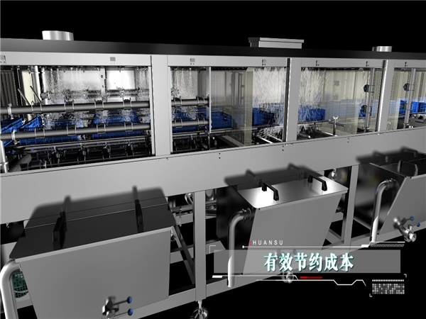 供應洗筐機，周轉箱清洗機，全自動洗框設備，環速洗筐機價格