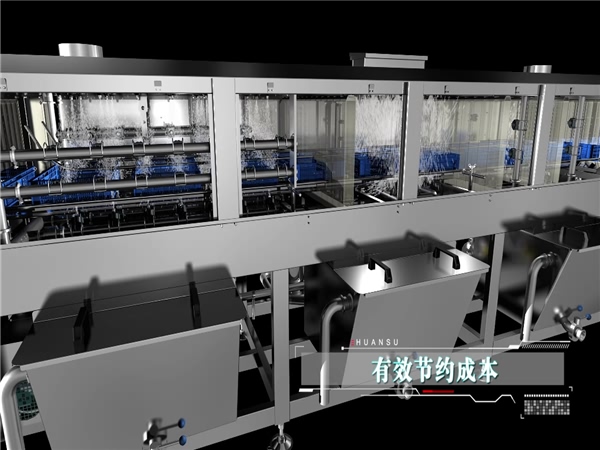供應洗筐機，周轉箱清洗機，全自動洗框設備，環速洗筐機價格