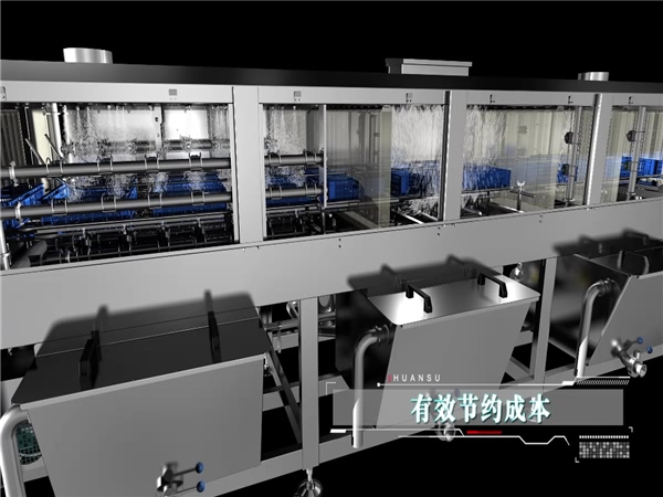 供應洗筐機，周轉箱清洗機，全自動洗框設備，環速洗筐機價格