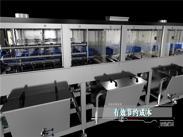廠(chǎng)家銷(xiāo)售全自動(dòng)周轉(zhuǎn)箱洗筐機(jī)，烘干式清洗機(jī)，周轉(zhuǎn)筐清洗機(jī)