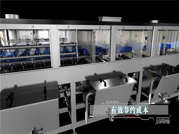 周轉箱清洗機，塑料筐清洗設備，食品加工設備，可訂